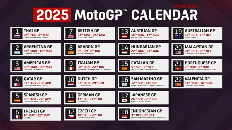 FIX, Indonesia Masuk Jadwal MotoGP 2025, Balapan di Mandalika Oktober Tahun Depan