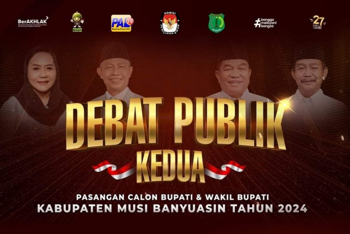 Debat Kandidat Diwarnai Aksi WO Paslon Toha-Rohman, Pj Bupati dan Kapolres Muba Bilang Begini