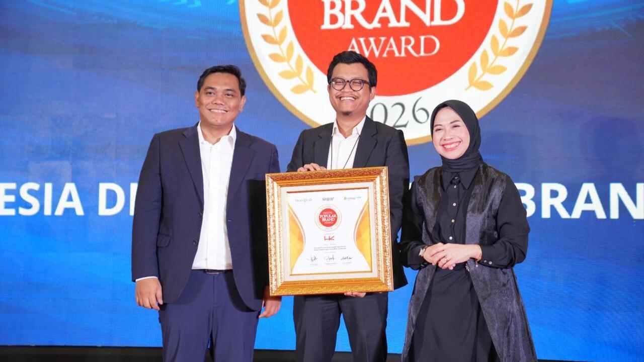 Keren! Hutama Karya Sabet Penghargaan Brand Digital Terpopuler 2026