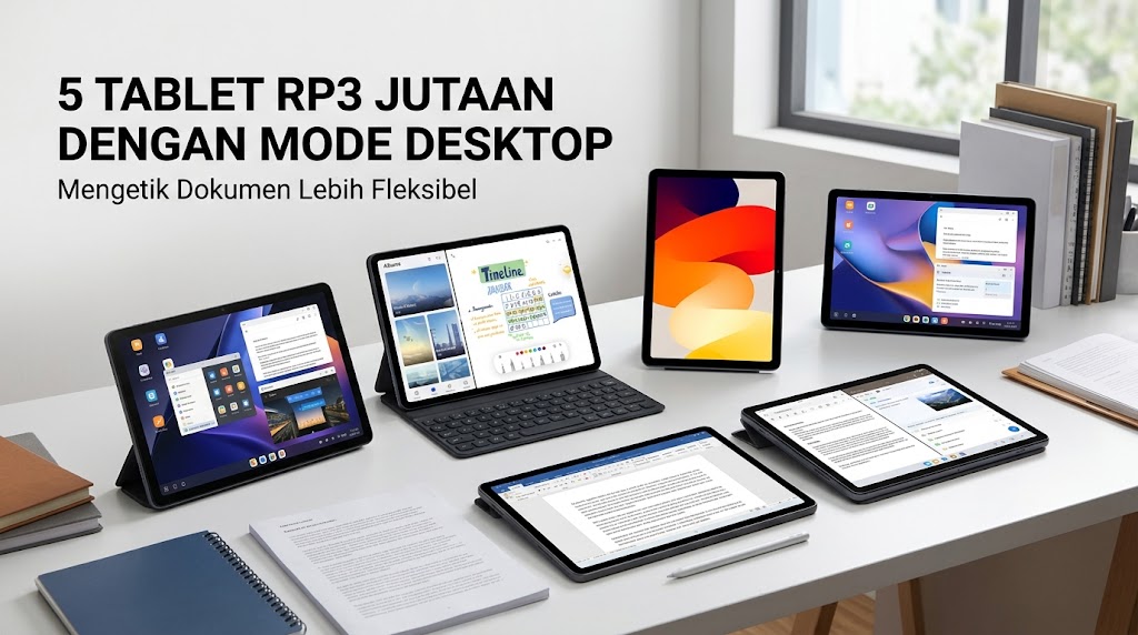 Ingin Punya Tablet Murah Rasa Laptop yang Praktis untuk Mengetik Dokumen dan Multitasking? Ini Daftarnya