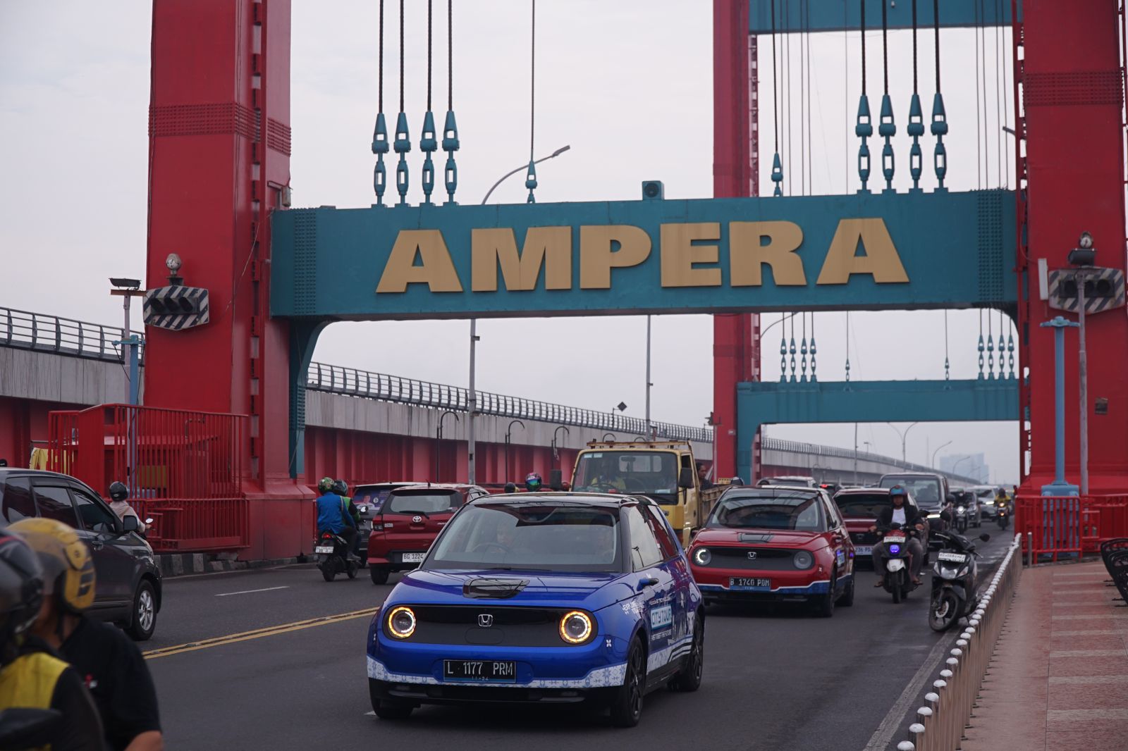 Jajal Mobil Elektrifikasi Honda dengan Mengunjungi 5 Ikon Bersejarah di Palembang