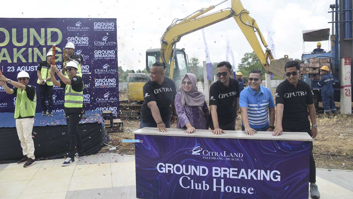 CitraLand Palembang Resmikan Groundbreaking Club House, Hadirkan Pusat Gaya Hidup Modern dan Eksklusif