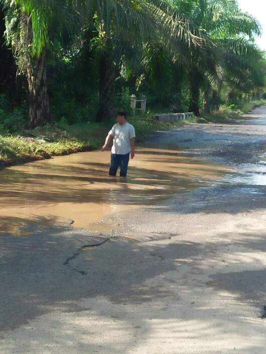 Jalan Lingkar Rusak Parah di Banyuasin, Dinas PUPR Anggarkan Rp7 Miliar Untuk Perbaikan 