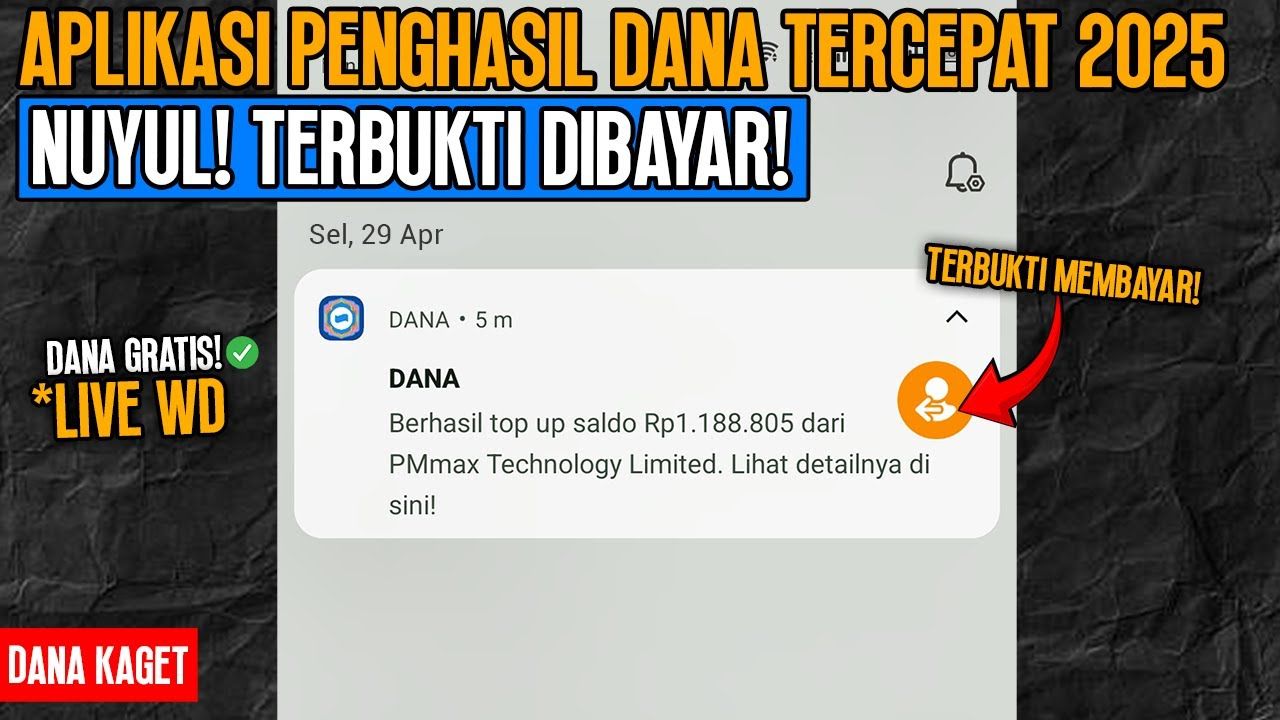 Anti Ribet! Raih Saldo DANA Gratis Hingga Rp150.000 dari Aplikasi Penghasil Uang Terbaru 2025