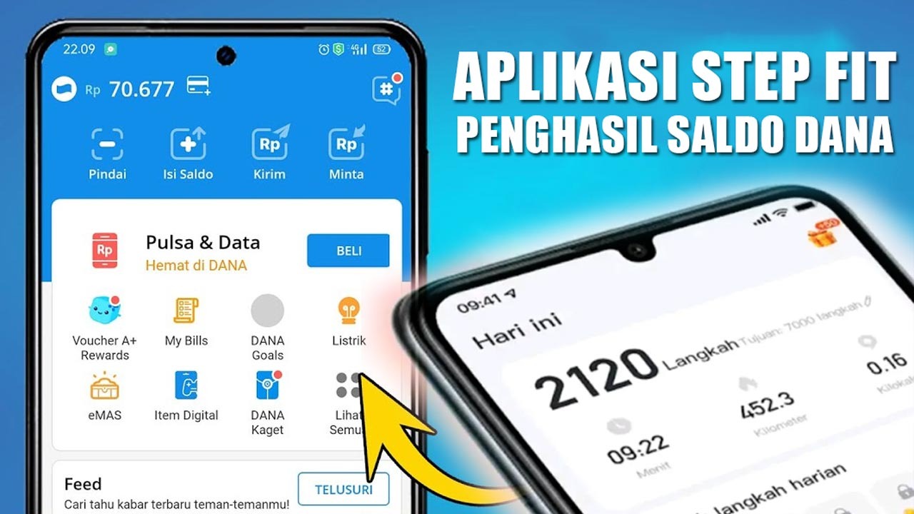 Modal Jalan Kaki Bisa Dibayar Saldo DANA Gratis Rp60.000, Badan Sehat Cuan Auto Meluber