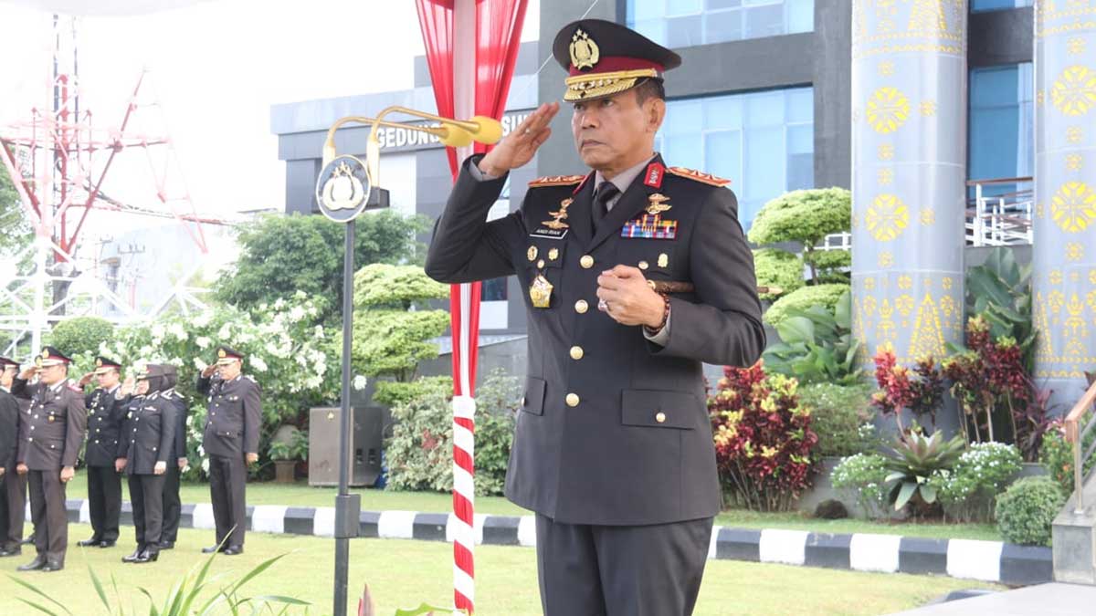 Kapolda Sumsel Pimpin Upacara Hari Kesaktian Pancasila di Mapolda Sumsel