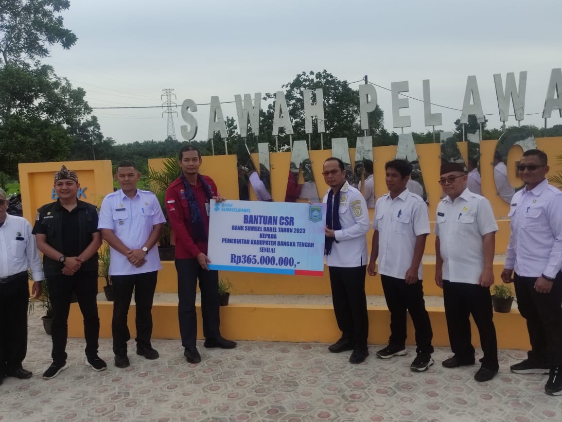 Bank Sumsel Babel Salurkan CSR Rp365 Juta untuk Pengembangan Agrowisata Desa Namang