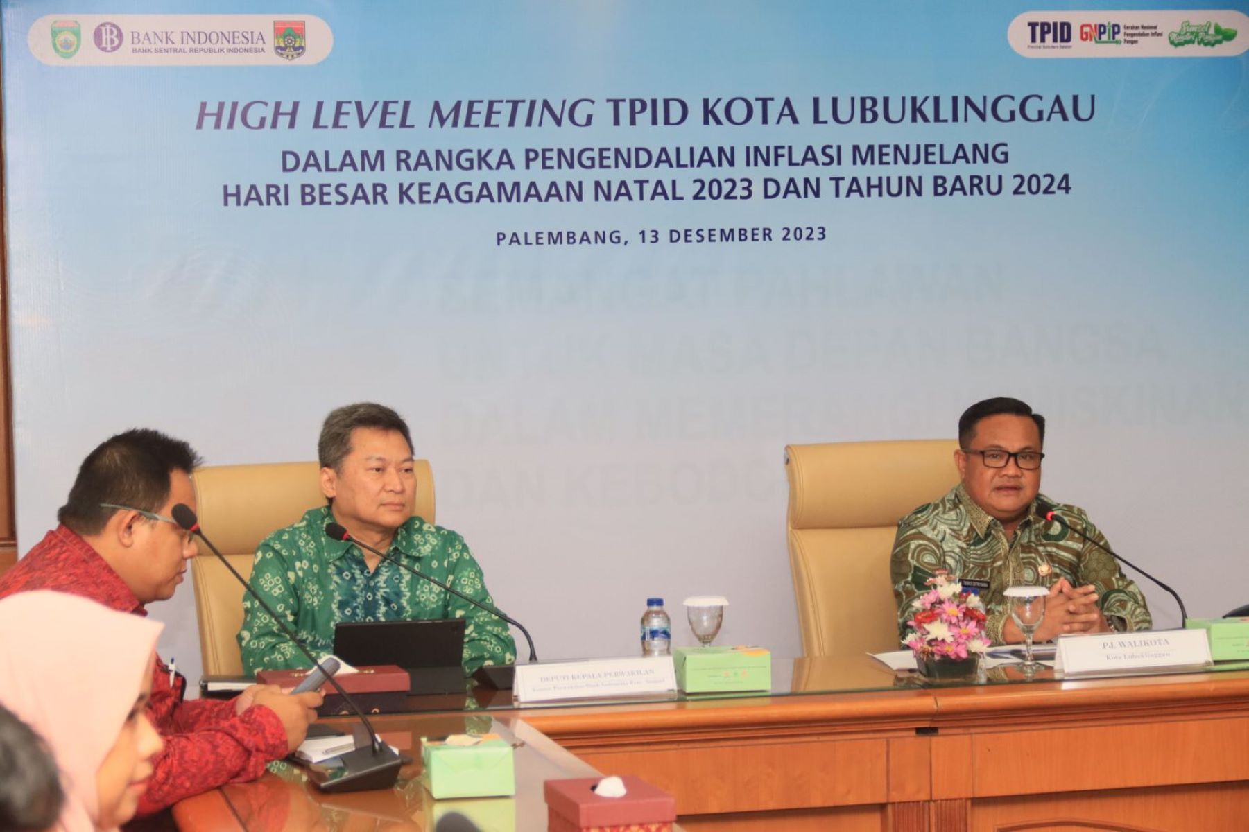 Kendalikan Inflasi Jelang Nataru, Pemkot Lubuklinggau Hadiri Undangan High Level Meeting BI Perwakilan Sumsel