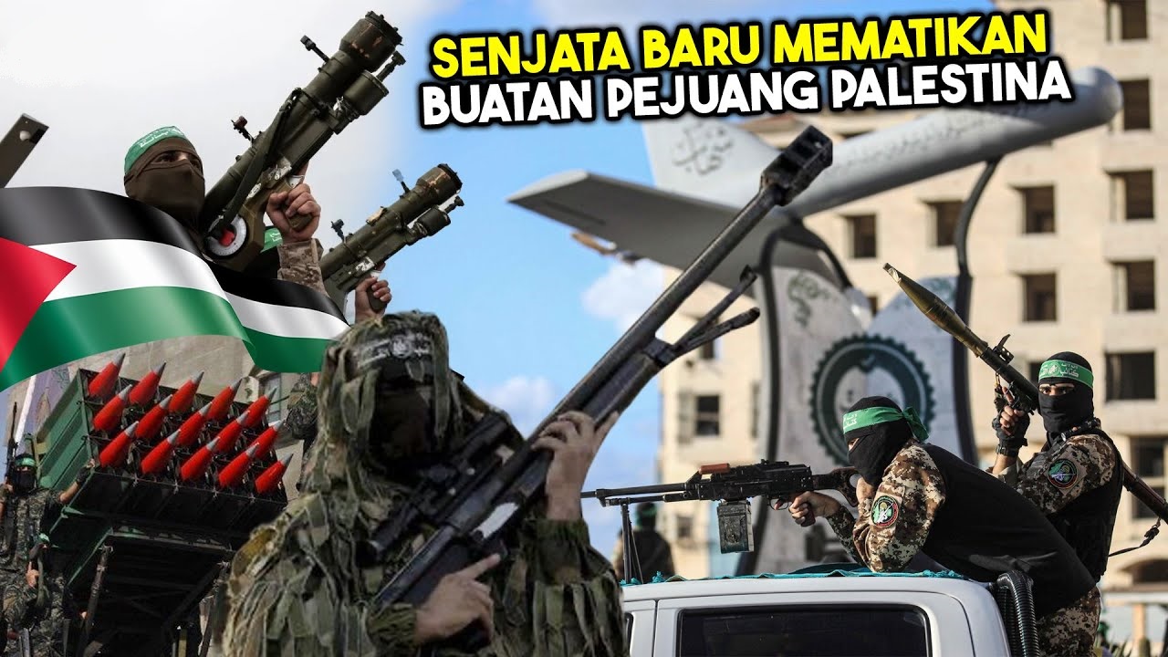 Israel Kewalahan Hadapi Hamas, Ini 7 Alutsista Baru Buatan Palestina, Super Canggih!