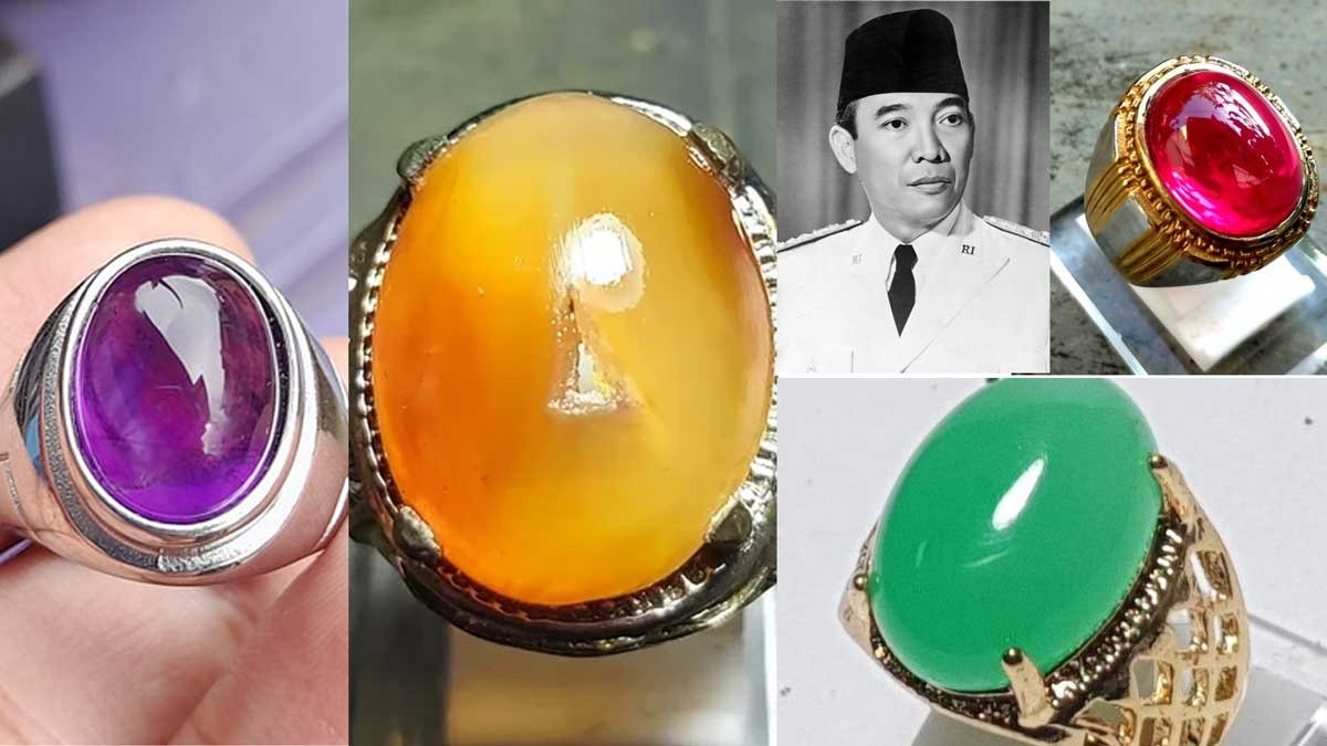 4 Jenis Batu Akik Bertuah Ini Jadi Rebutan, Salah Satunya Disukai Presiden Soekarno  