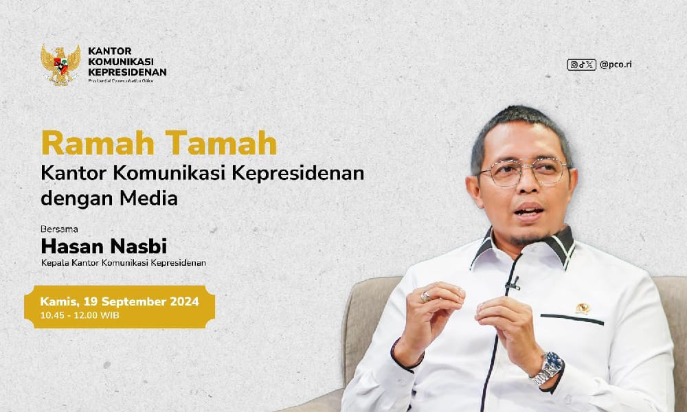 Lewat Ramah Tamah Bersama Media Hasan Nasbi Sebut PCO Akan Menjadi Garda Terdepan Dalam penyampaian informasi 