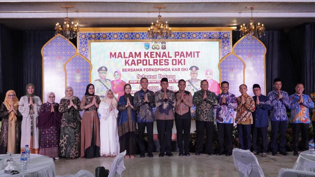 Bupati Muchendi Sambut Kapolres OKI AKBP Eko Rubianto, Berterimakasih ke AKBP Hendrawan Susanto