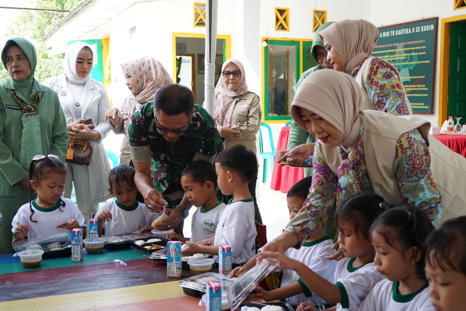 Program Dapur Masuk Sekolah 2024, Ini Harapan Kasdim 0402/OKI