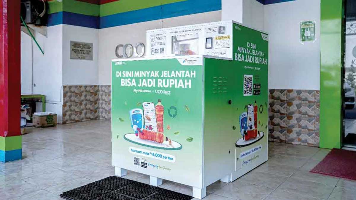 Ratusan Liter Jelantah Terkumpul Tiap Bulan di UCOllect Box Komperta Plaju