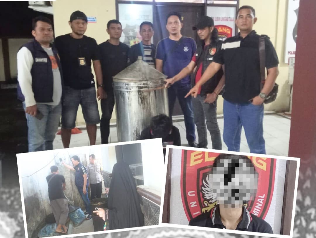 Tim Elang Timur Unit Reskrim Polsek Lubuklinggau Timur Tangkap Pelaku Curat