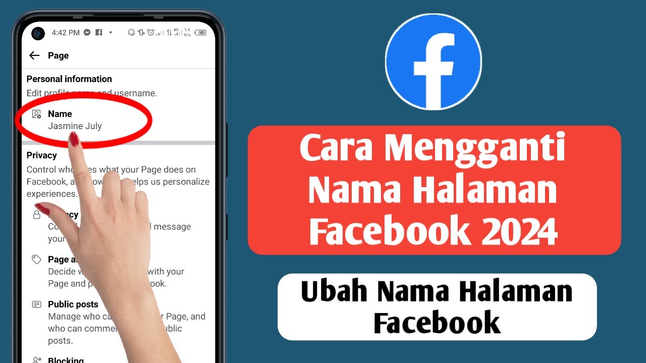 Ingin Ganti Nama Halaman Facebook? Begini Caranya, Dijamin 100 Persen Berhasil