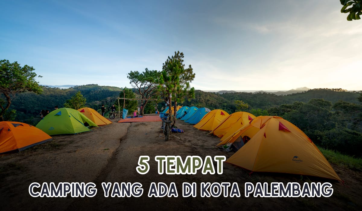 Tempat Camping di Palembang, Hamparan Rumput Menghijau dan Asri Bikin Betah