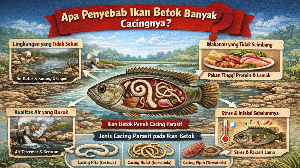 Mengapa Ikan Betok Sering Cacingan? Bahaya Tersembunyi di Balik Gurihnya Daging Betok