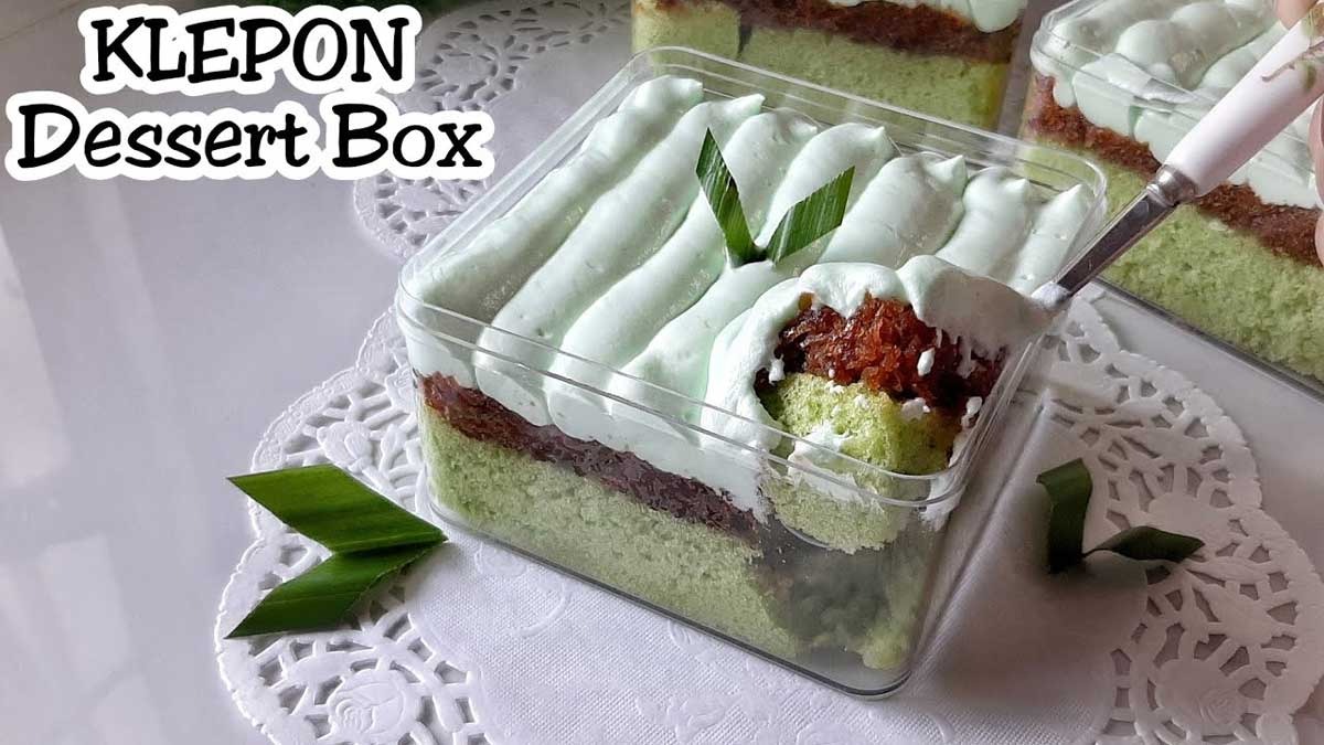 Jajan Pasar Naik Kelas! Ini Resep Klepon Cake Dessert Box, Sajian Kekinian Rasa Melokal yang Bikin Nostalgia