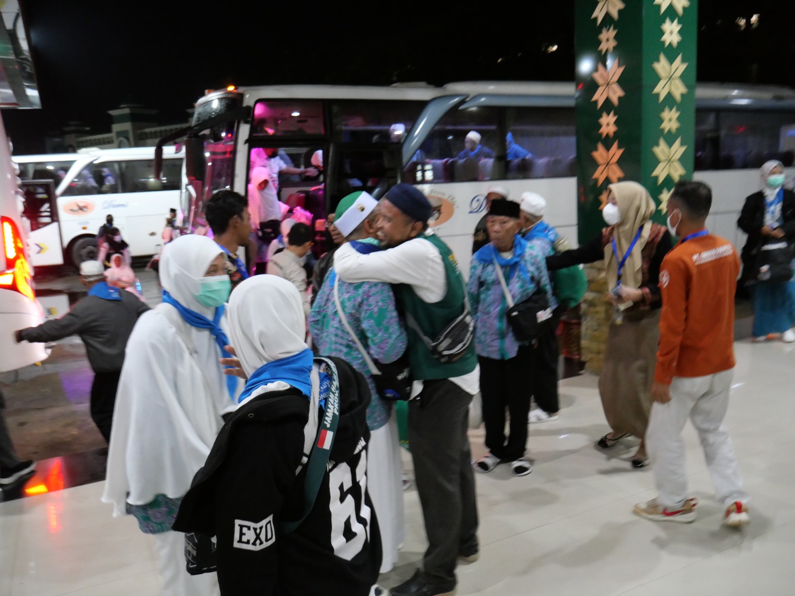 Jemaah Haji Kloter 1 Tiba di Palembang, 2 Jemaah Wafat di Tanah Suci 