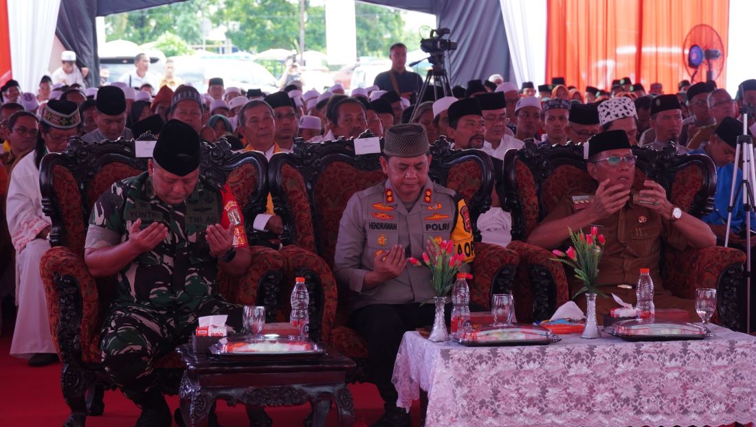 Polres OKI Gelar Doa Bersama Lintas Agama Untuk Pilkada Damai dan Sejuk