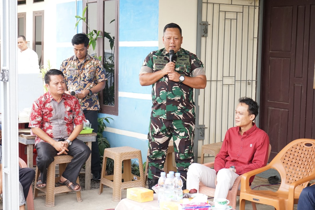 Groundbreaking Masjid Ar-Rahman di Jua-Jua, Dandim 0402/OKI Sampaikan Pesan Ini