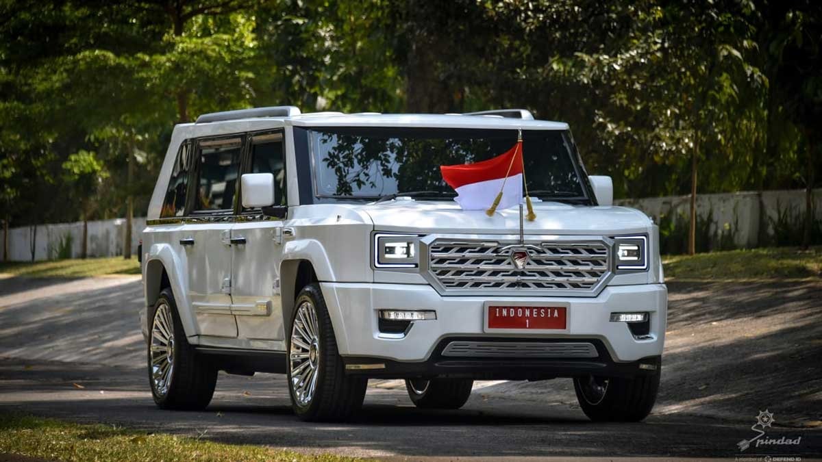 Spesifikasi Canggih MV3 Garuda Limosine Buatan PT Pindad yang digunakan Presiden Prabowo