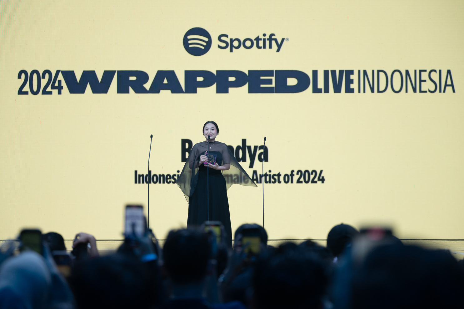 Spotify Wrapped Live Indonesia Nobatkan Bernadya jadi Artis Perempuan Indonesia Teratas 2024