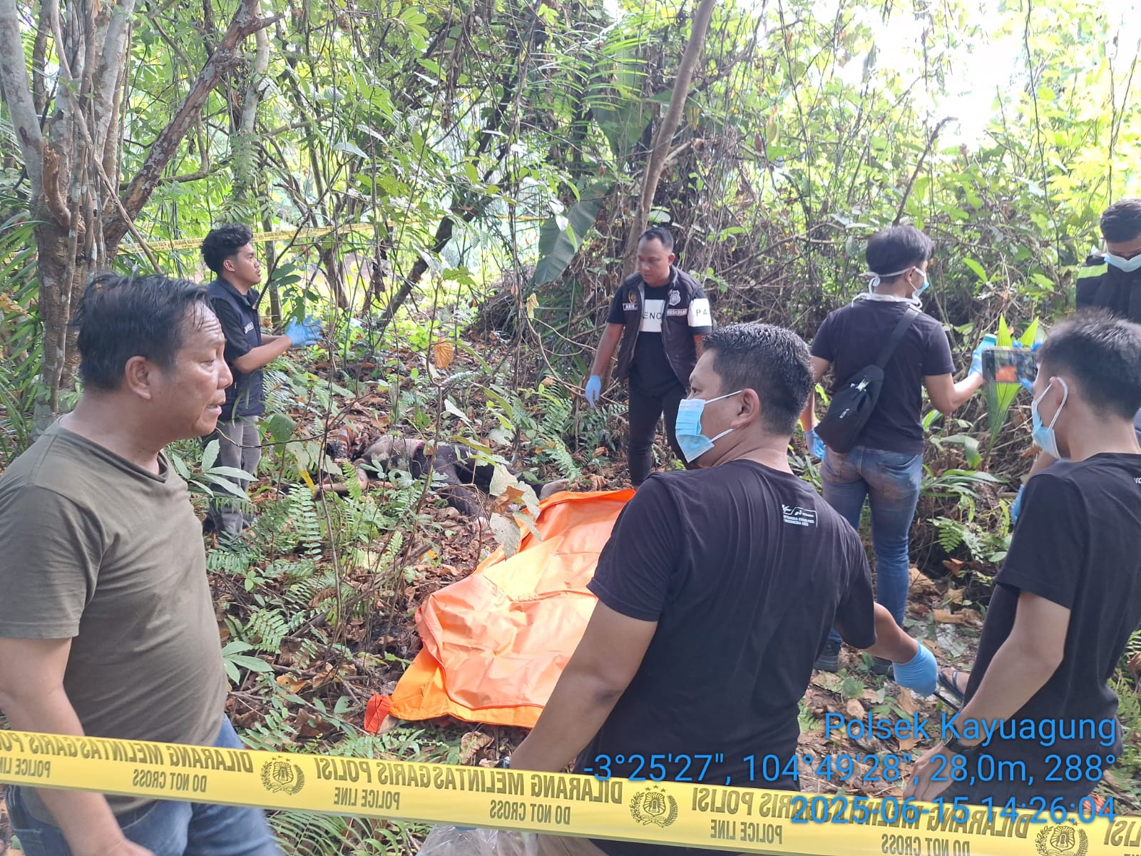 Mayat Wanita Dalam Karung Gegerkan Warga Muara Baru Kayuagung