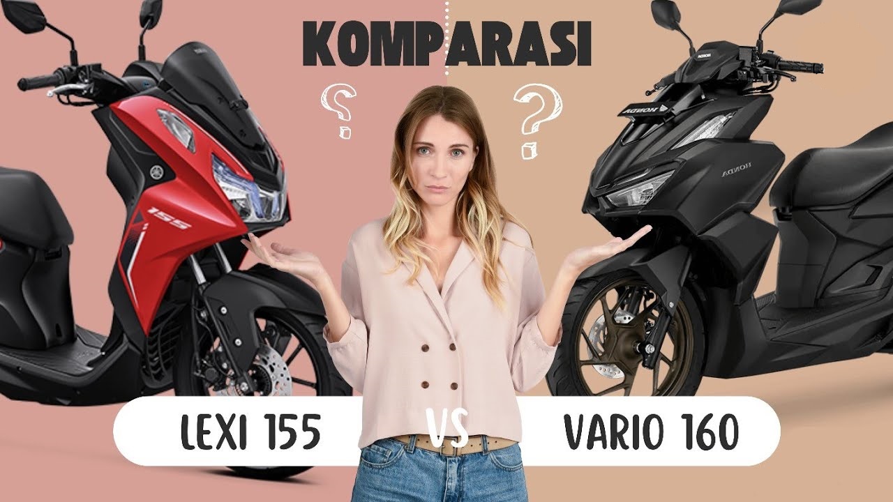 Siapa Lebih Unggul? Ini Perbandingan Yamaha Lexi 155 Vs Honda Vario 160 Setelah Update 2024