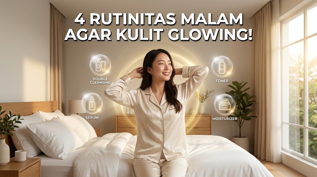 Bangun Tidur Wajah Langsung Glowing? Terapkan 5 Rutinitas Malam Hari Ini Sekarang Juga!