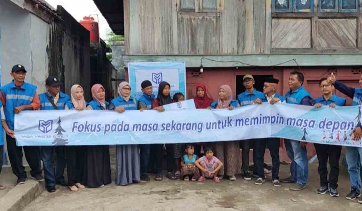 Salurkan Bantuan Beasiswa Pendidikan di Lahat, Yaga Yingde Group Berikan Ini