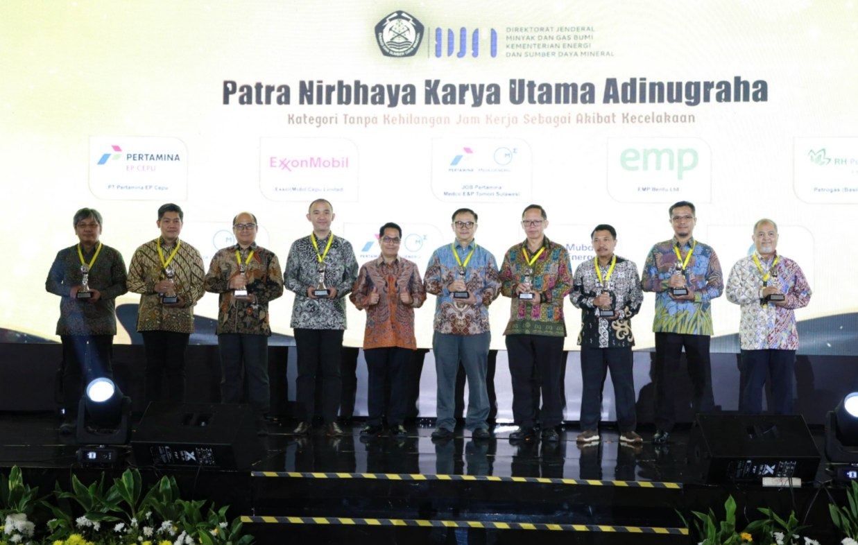 Subholding Upstream Pertamina Raih 6 Penghargaan Keselamatan Migas Tahun 2024