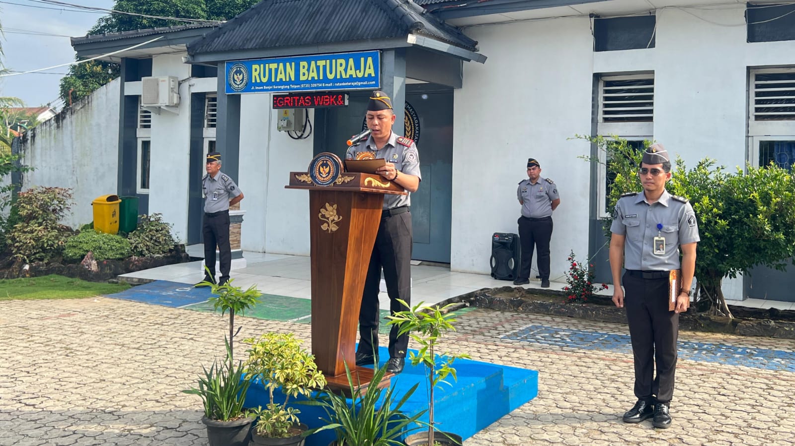 Upacara Hari Lahir Pancasila di Rutan Baturaja: Perkuat Integritas dan Nasionalisme Aparatur Pemasyarakatan