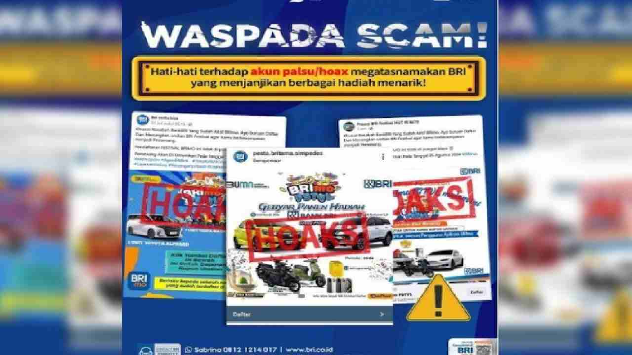 Waspada Penipuan Undian Berhadiah! Ini Cara Bedakan BRImo FSTVL yang Asli dan Palsu