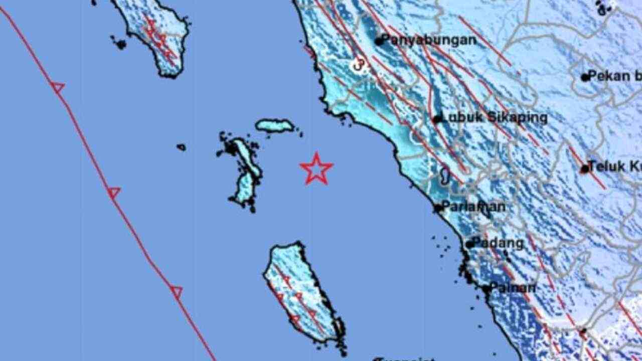 Update BMKG, Gempa Magnitudo 5.3 Guncang Pasaman Barat Sumbar, Cek Episentrum dan Kedalamannya