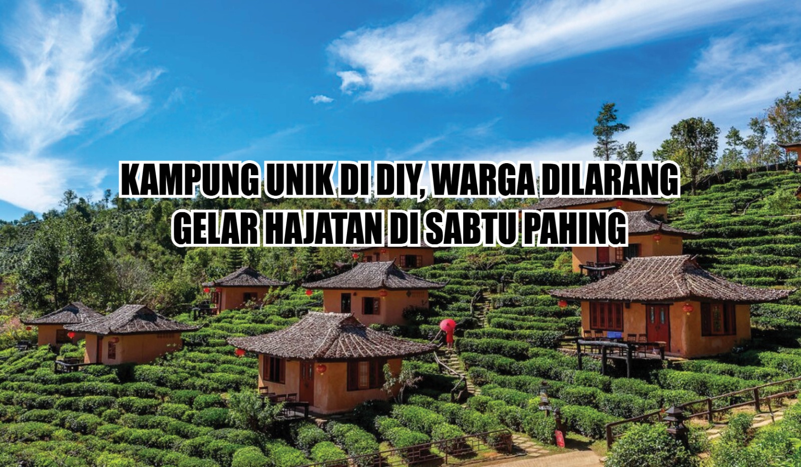 Kampung Unik di DIY, Warga Dilarang Gelar Hajatan di Sabtu Pahing, Mengapa?