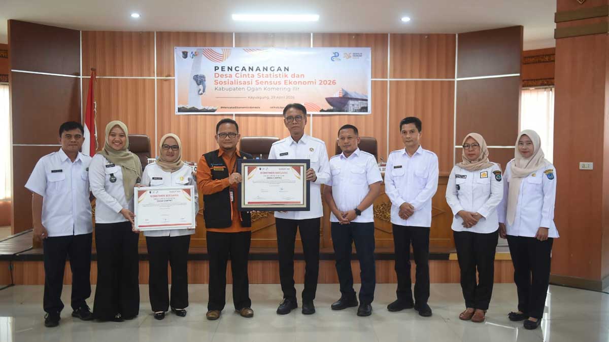 Bikin Data Lebih Akurat, OKI Perkuat Pembangunan Lewat Desa Cantik Statistik 2026