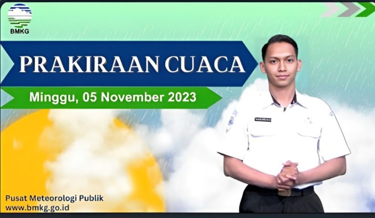 INFO TERUPDATE Prakiraan Cuaca untuk Wilayah Indonesia, Minggu 5 November 2023