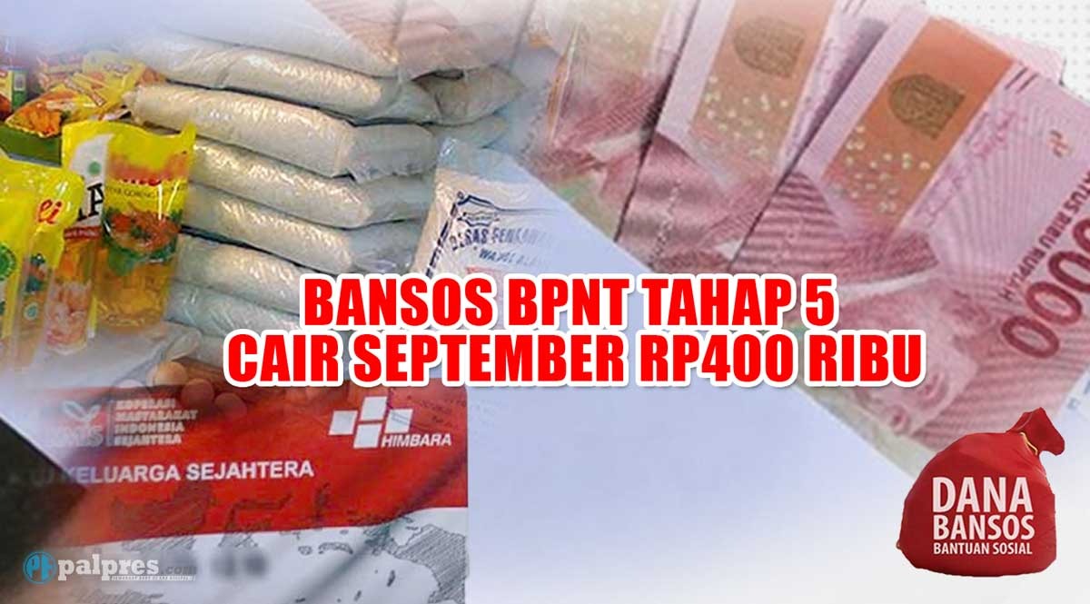 Bansos BPNT Tahap 5 Cair September Rp400 Ribu, KPM Sudah Bisa Cek ATM? 