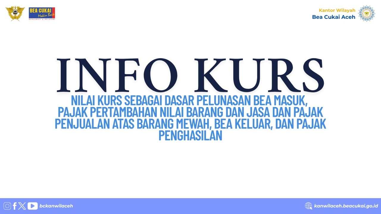 Kemenkeu Tetapkan Nilai Kurs Pelunasan Pajak dan Bea Masuk, Cek Waktu Berlakunya!