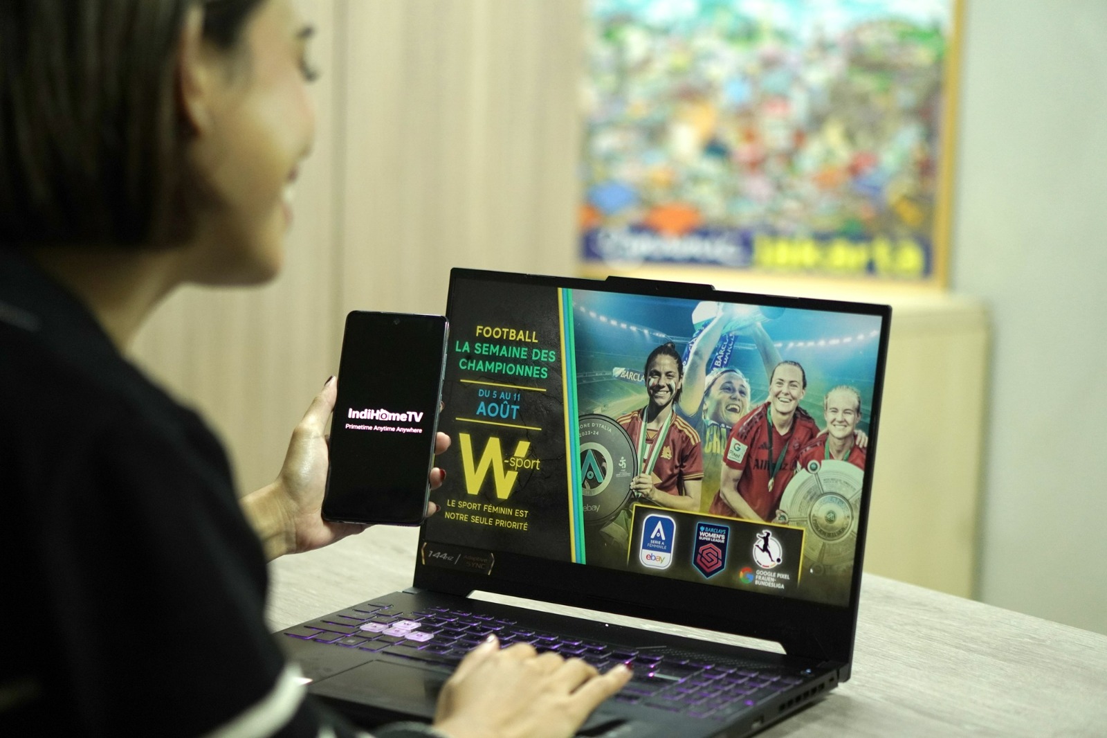 Telkomsel Hadirkan Channel W-Sport di IndiHome TV, Tayangan Olahraga Perempuan Kelas Dunia 