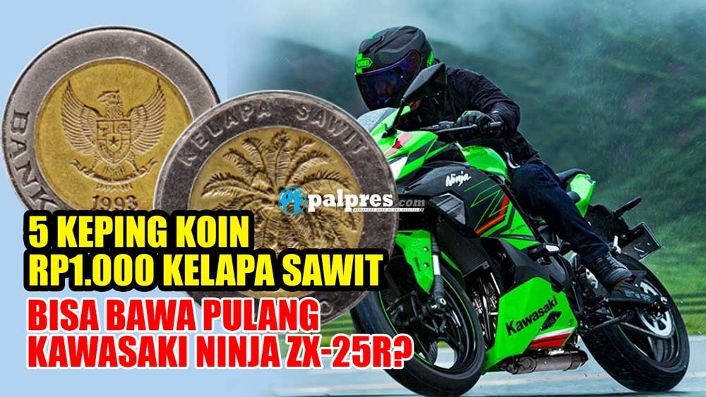 MANTUL! 5 Keping Koin Rp1.000 Kelapa Sawit Bisa Bawa Pulang Kawasaki Ninja ZX-25R, Simak Kata Kolektor Ini