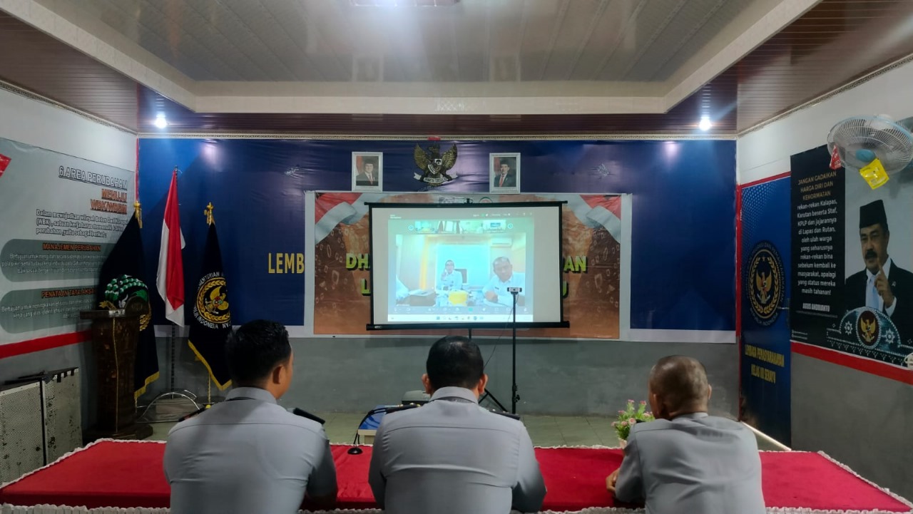 Lapas Sekayu Ikuti Rapat Koordinasi Persiapan IPPAFEST 2025 secara Virtual