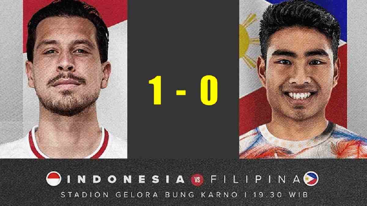 Babak Pertama Kualifikasi Piala Dunia 2026, Timnas Indonesia vs Filipina, Thom Haye Bikin Gol Istimewa 