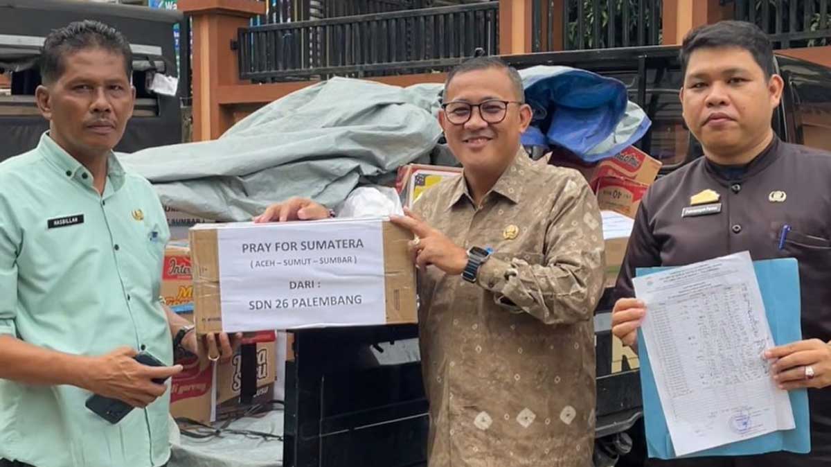 Gerakan Kemanusiaan Disdik Palembang: 5 Truk Bantuan Logistik Resmi Diterjunkan ke Daerah Terdampak Bencana