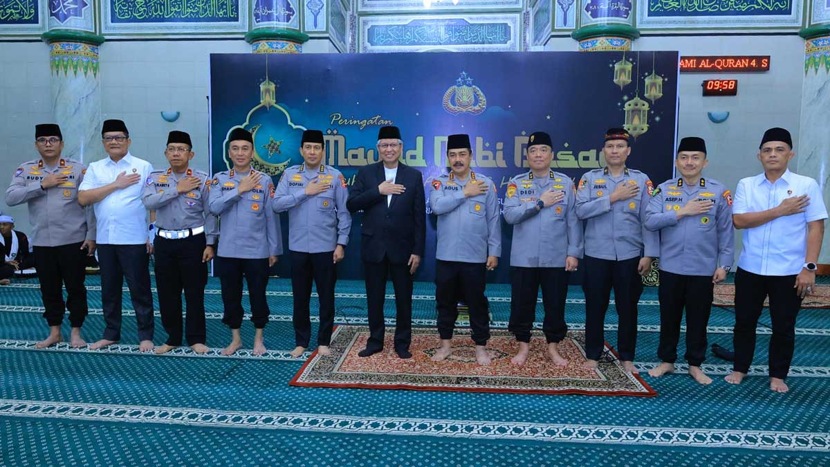 Gelar Peringatan Maulid Nabi, Kapolri Ajak Personel Ikuti Jejak Teladan