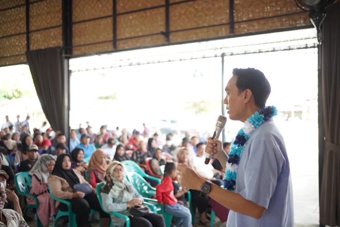 Muchendi - Supriyanto Ajak Warga Lempuing dan Lempuing Jaya OKI Jangan Terprovokasi Isu Kesukuan