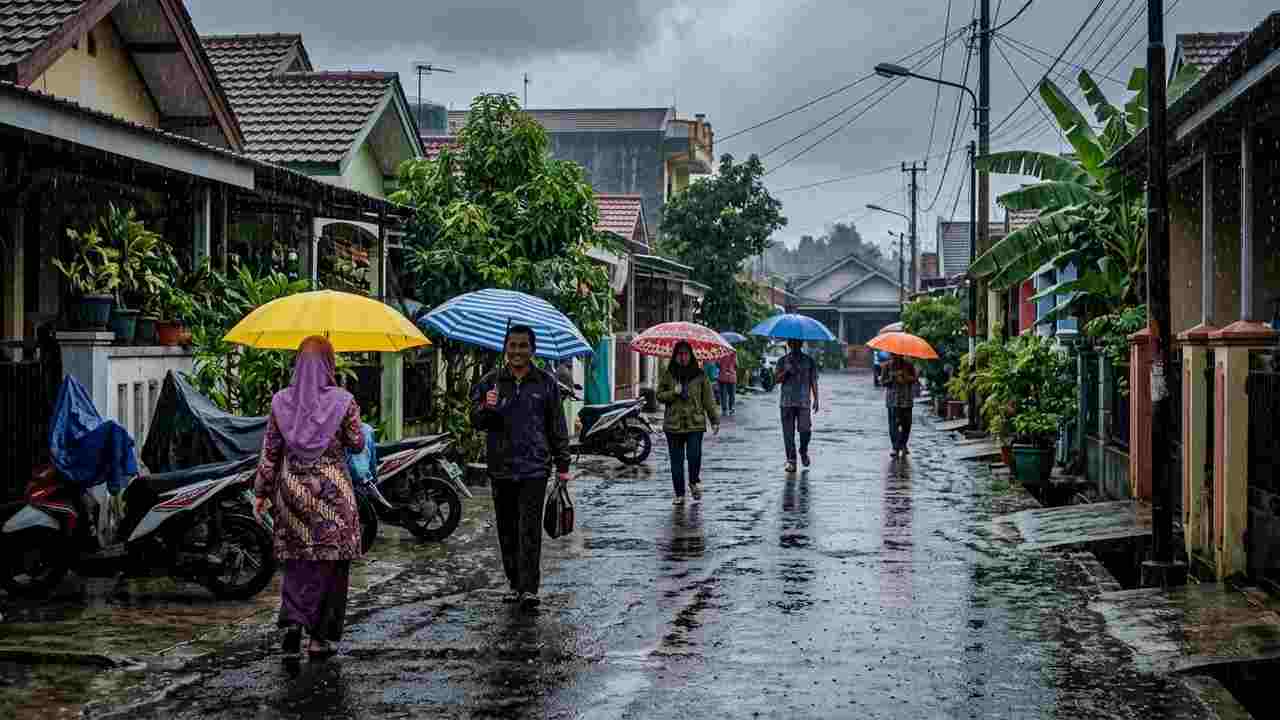 Prakiraan Cek Cuaca Sumsel Hari Ini, 8 Daerah Diprediksi Hujan Ringan, OKU Waspada Kabut Asap