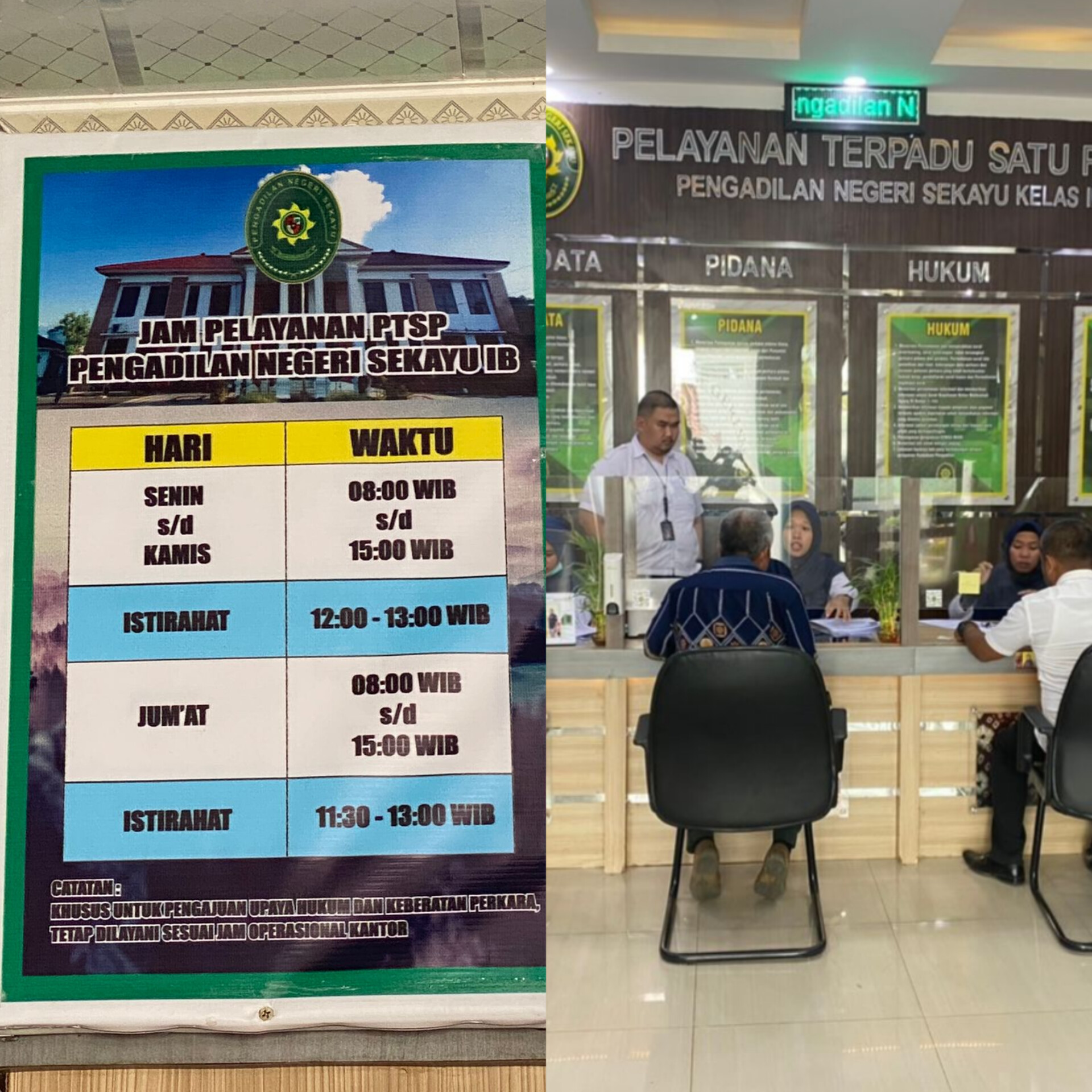 Wajib Tahu, Berikut Jadwal Jam Layanan PTSP PN Sekayu untuk Dapatkan 2 Suket Ini